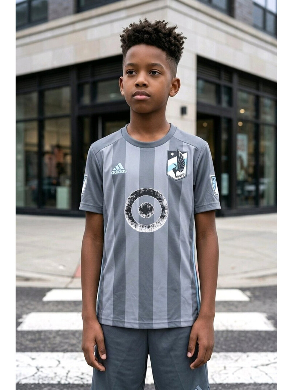 adidas Minnesota United FC 2018 Youth Jersey sz Small (8-10)